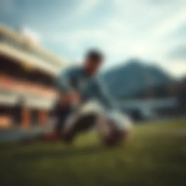 An athlete showcasing performance on artificial turf