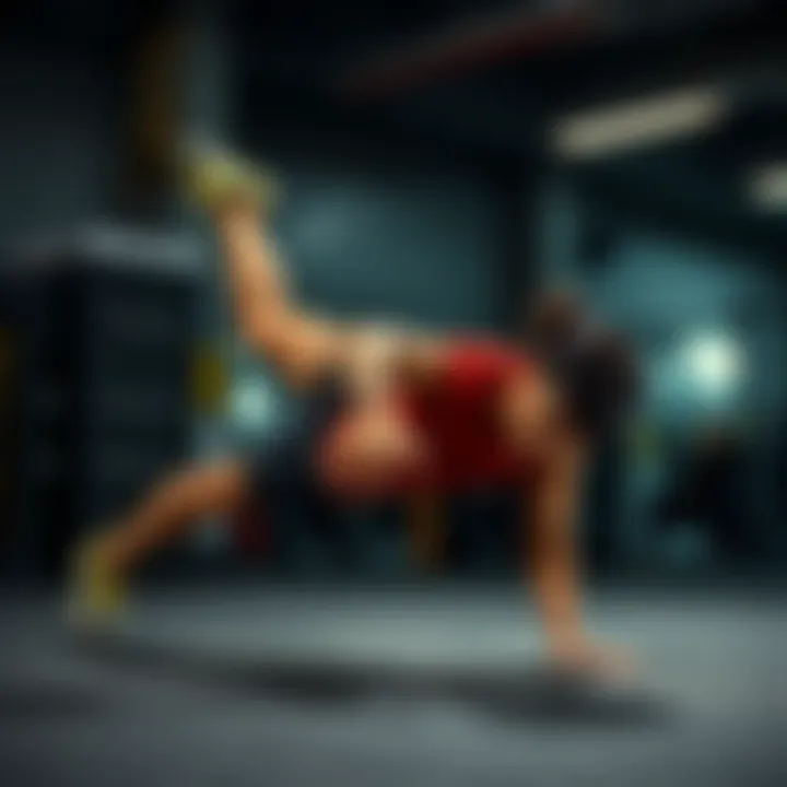 Mastering the Single-Arm Push-Up Demonstration of single-arm push-up technique