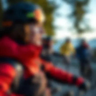 Outdoor Activities with The North Face Larimer Attire User enjoying outdoor activities in The North Face Larimer attire