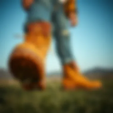 Timberland boots paired with casual outfit for everyday wear