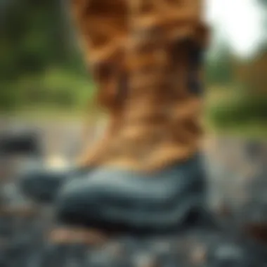 Materials and Construction of Timberland Waterproof Boots Detailed view of Timberland waterproof boots showcasing materials and construction