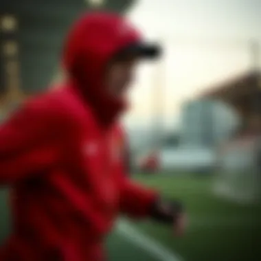 Dynamic sportswear in action