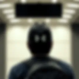 Stylish Under Armour backpack showcasing its sleek design