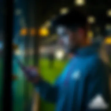 User engaging with a digital product query