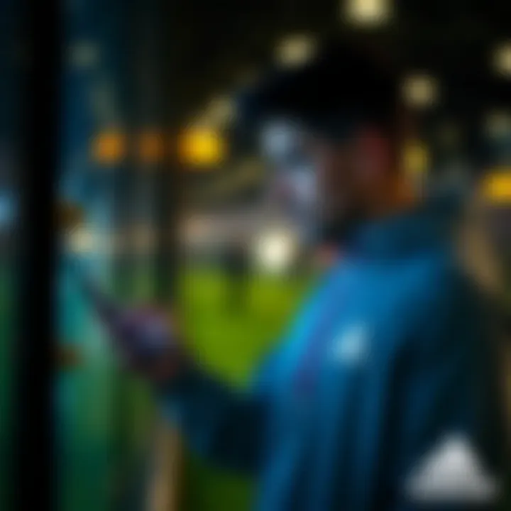 User engaging with a digital product query