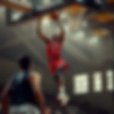 Dominance on the Court: The Impact of Height A tall player dominating a basketball game