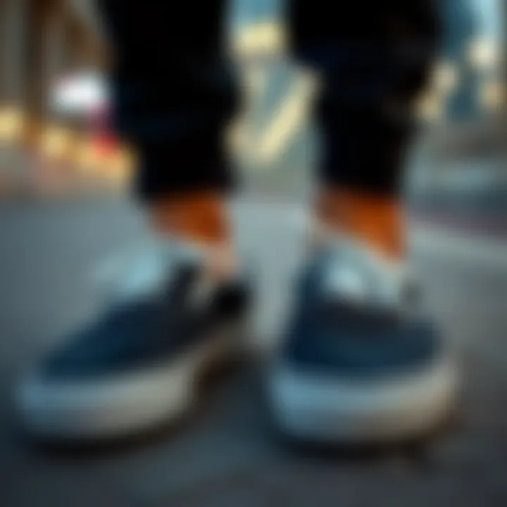 Historical evolution of Vans slip-on footwear