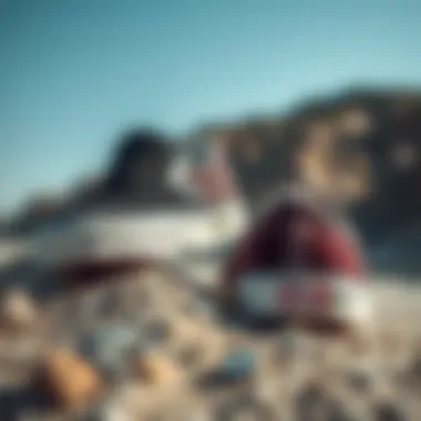 Vans slip-on shoes on various terrains