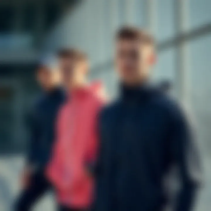 A variety of tracksuits suitable for different sports activities