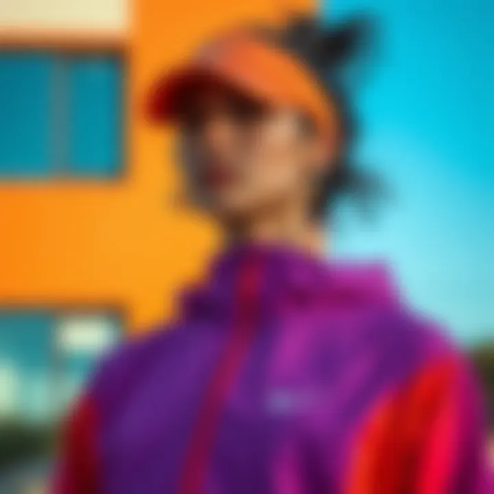 Fashionable activewear in vibrant colors for modern athletes