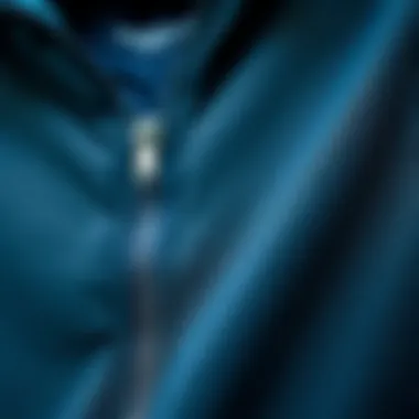 Fabric Texture of Zip Jacket Close-up of zip jacket fabric texture